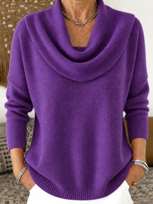 Koyce – Langarm-Strickpullover – Purple