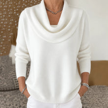 Koyce – Langarm-Strickpullover – Weiß