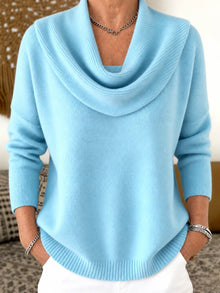 Koyce – Langarm-Strickpullover – Blau