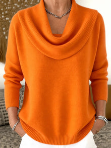 Koyce – Langarm-Strickpullover – Orange