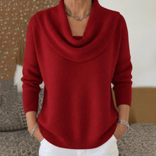 Koyce – Langarm-Strickpullover – Rot
