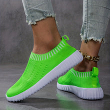 VitaFlex™ – Bequeme Slip-On Damen Sneaker mit Atmungsaktivem Design – Leuchtendes Grün
