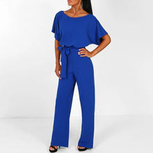 VitaLux™ – Eleganter Damen Jumpsuit für stilvolle Auftritte – Blau
