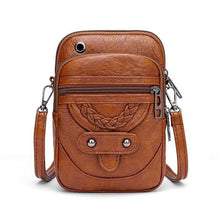 Lysandra | Elegante Vintage Umhängetasche – Braun