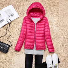 Leichte Vintage Winter Parkajacke Für Damen | Ideal für Winter – Rosenrot