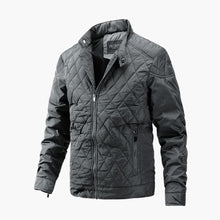 Elegante Übergangs Steppjacke für Herren – Grau