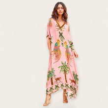 Weites Knöchel-Kaftan - Luana – Rosa