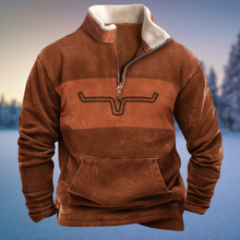 Western-Inspirierter Pullover - Jaden – Rot