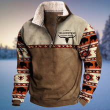 Western-Inspirierter Pullover - Jaden – Braun