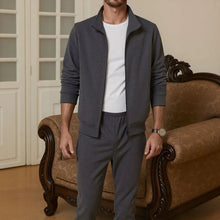 Monaco™ Set aus hochwertigem Rollkragen-Sweatshirt / Minimalistische Eleganz mit absolutem Komfort! – Dunkelgrau