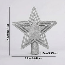 Weihnachtsprojektor für die Spitze des Weihnachtsbaums / Bringen Sie Weihnachtsstimmung in Ihr Zuhause! – Silber