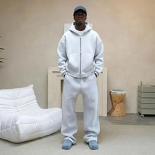 The Bull™ Sweatshirt-Set mit hochwertigem Stoff und Oversized-Passform / Präsenz, Gewicht und authentischer Stil! – Grau