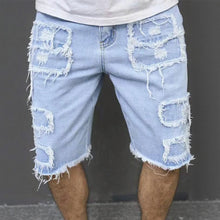 Denver™ Jeans-Shorts mit modernen Rissen und lässigem Stil – Hellblau