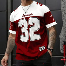 Endzone™-T-Shirt aus Premium-Jersey im Streetwear-Stil – Rot