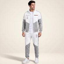 Cassian Paris™ Set mit Stehkragenjacke und Jogginghose – Grau