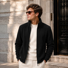 Arven™ Jacke Mit Hohem Kragen Und Lässiger Eleganz – Schwarz