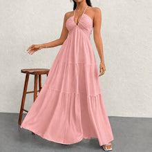 Marielle™ Halterkleid mit Zarter Rückenbindung – Rosa