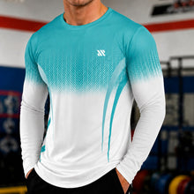 Valen™ Langarmshirt aus Sportgewebe mit UV-Schutz – Hellblau