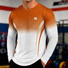 Valen™ Langarmshirt aus Sportgewebe mit UV-Schutz – Orange