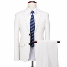 Monaco Royal™ Set mit Premium-Sakko und Slim-Fit-Hose – Weiß