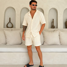 Hampton™ Premium-Strickset mit Resortkragen – Weiß