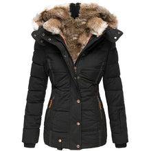 Winterjacke Damen Regular Fit – Schwarz
