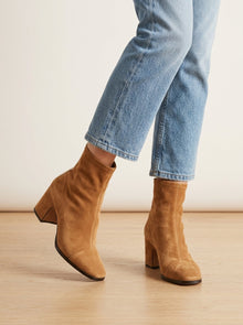 Honia – Elegante Stiefeletten – Hellbraun