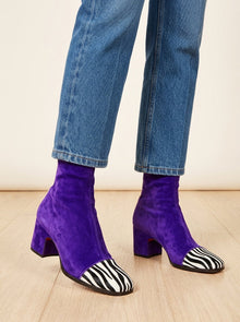 Honia – Elegante Stiefeletten – Purple