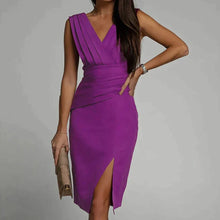 Layla - Modisches Midikleid, Aktueller Trend – Lila