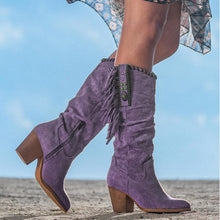 Elionora - Wild West Stiefel – Lilla