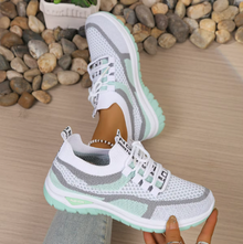 Nerina™ | Orthopädische Leichte Komfort-Sneaker – Weiß-Grün
