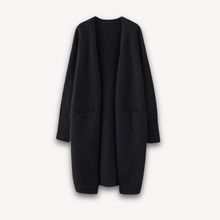 Sabine | Damen Offener Langcardigan Stil – Schwarz