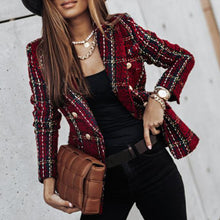 Bella | Eleganter Blazer mit taillierter Passform und Verschluss – Weinrot