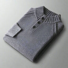 Herren Strickpullover aus Merino Wolle - Warm & Elegant – Granit