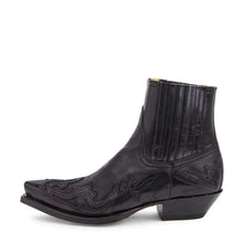 Mirvan – Western-Stiefeletten MIT Spitzer Zehenpartie – Schwarz