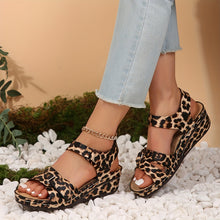 ZenMila™ – Moderne Orthopädische Damensandalen mit Komfort-Fußbett – Leopardenmuster
