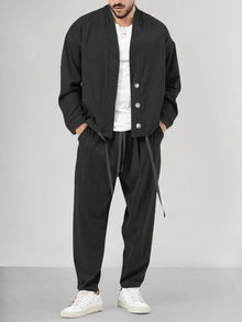 Zweiteiliges Lounge-Set - Ismael – Schwarz