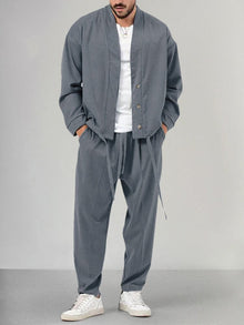 Zweiteiliges Lounge-Set - Ismael – Grau