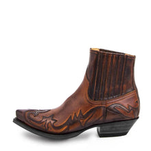 Mirvan – Western-Stiefeletten MIT Spitzer Zehenpartie – Braun