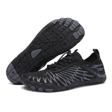 FlexiStride - Barfuß Sport Schuhe Mit Flexibler Sohle – Schwarz