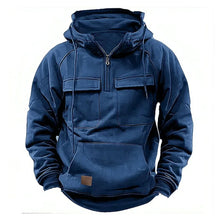 CLIFTON - Robuster Tactical Hoodie – Blau