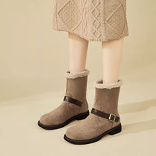 Weiche Damenstiefelette mit schmaler Silhouette - Elvane – Khaki