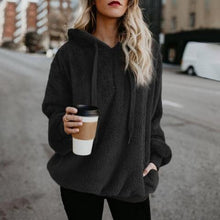Casual Kapuzen Hoodie Pullover – Schwarz