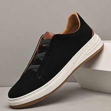 Lupo Casual Rindsleder Sneakers – Schwarz