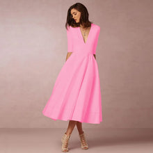 Vintage 60er Jahre A-Linien Swing Kleid – Rosa
