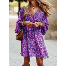 Boho Chic | Frauen Sommerkleid 2024 – Lila