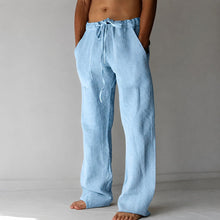 Bruce - Bequeme Männerhose im lockeren Design – Hellblau