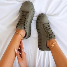 Marit - Komfortable Damensneakers – Grün