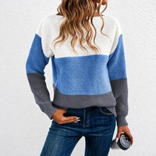 Amelia - Eleganter Damenpullover – Blau