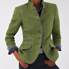 Kaelyn - Elegante Damenjacke mit Taschen – Grün
